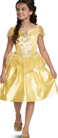 DISNEY PRINCESSES - BELLE - DEGUISEMENT CLASSIQUE TAILLE 7-8 ANS