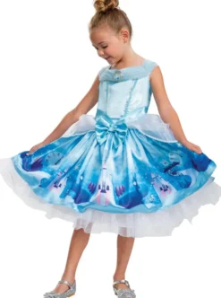 DISNEY PRINCESSES - CENDRILLON - DEGUISEMENT PRESTIGE TAILLE 7-8 ANS