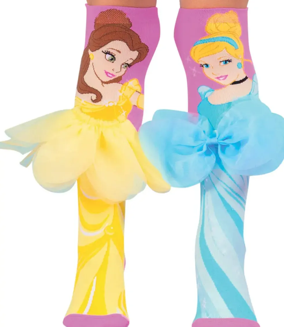 DISNEY PRINCESSES - CHAUSSETTES BELLE ET CENDRILLON