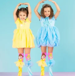 DISNEY PRINCESSES - CHAUSSETTES BELLE ET CENDRILLON
