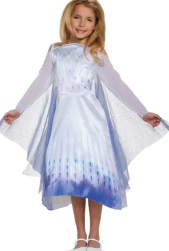 DISNEY PRINCESSES LA REINE DES NEIGES - ELSA SNOW QUEEN DEGUISEMENT TAILLE 7-8 ANS