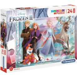 DISNEY PRINCESSES- LA REINE DES NEIGES 2 - PUZZLE SUPERCOLOR 24 PIECES MAXI