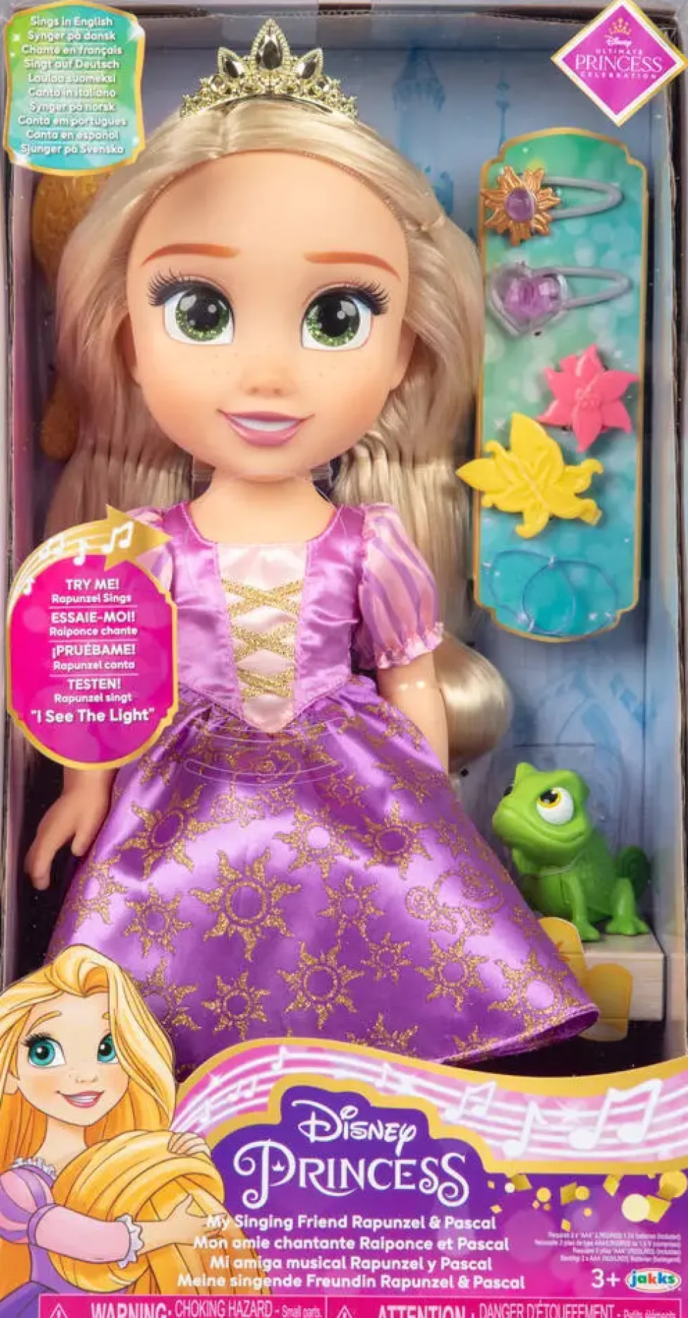 DISNEY PRINCESSES - POUPEE RAIPONCE MUSICALE 38CM