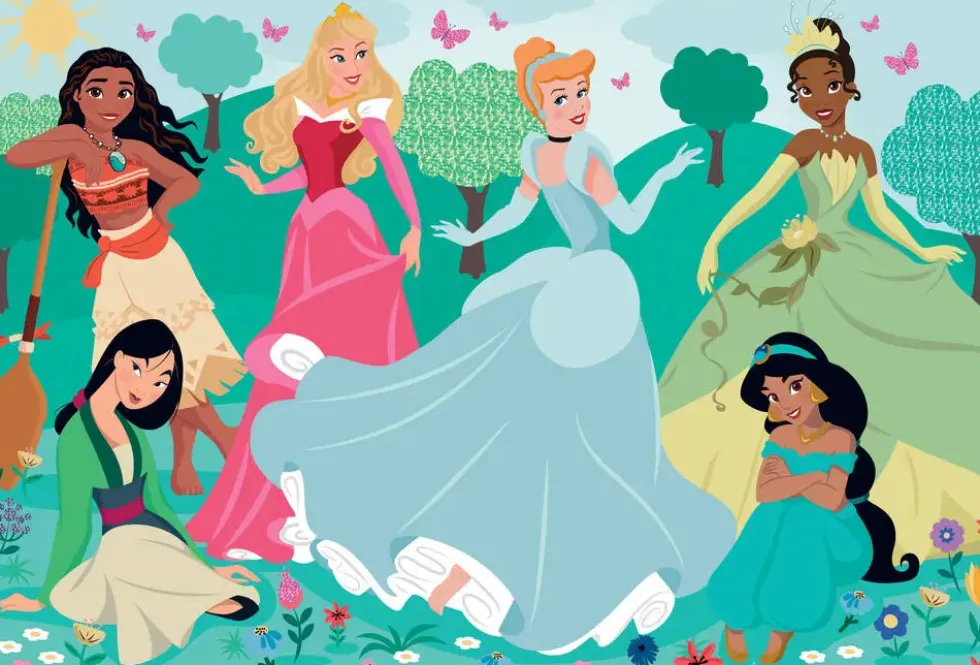 DISNEY PRINCESS -PUZZLE 104 PIECES MAXI
