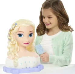 DISNEY REINE DES NEIGES - TETE A COIFFER ELSA DELUXE