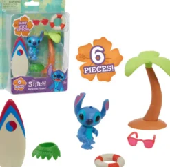 DISNEY STITCH - COFFRET SURF, PALMIER ET FIGURINE