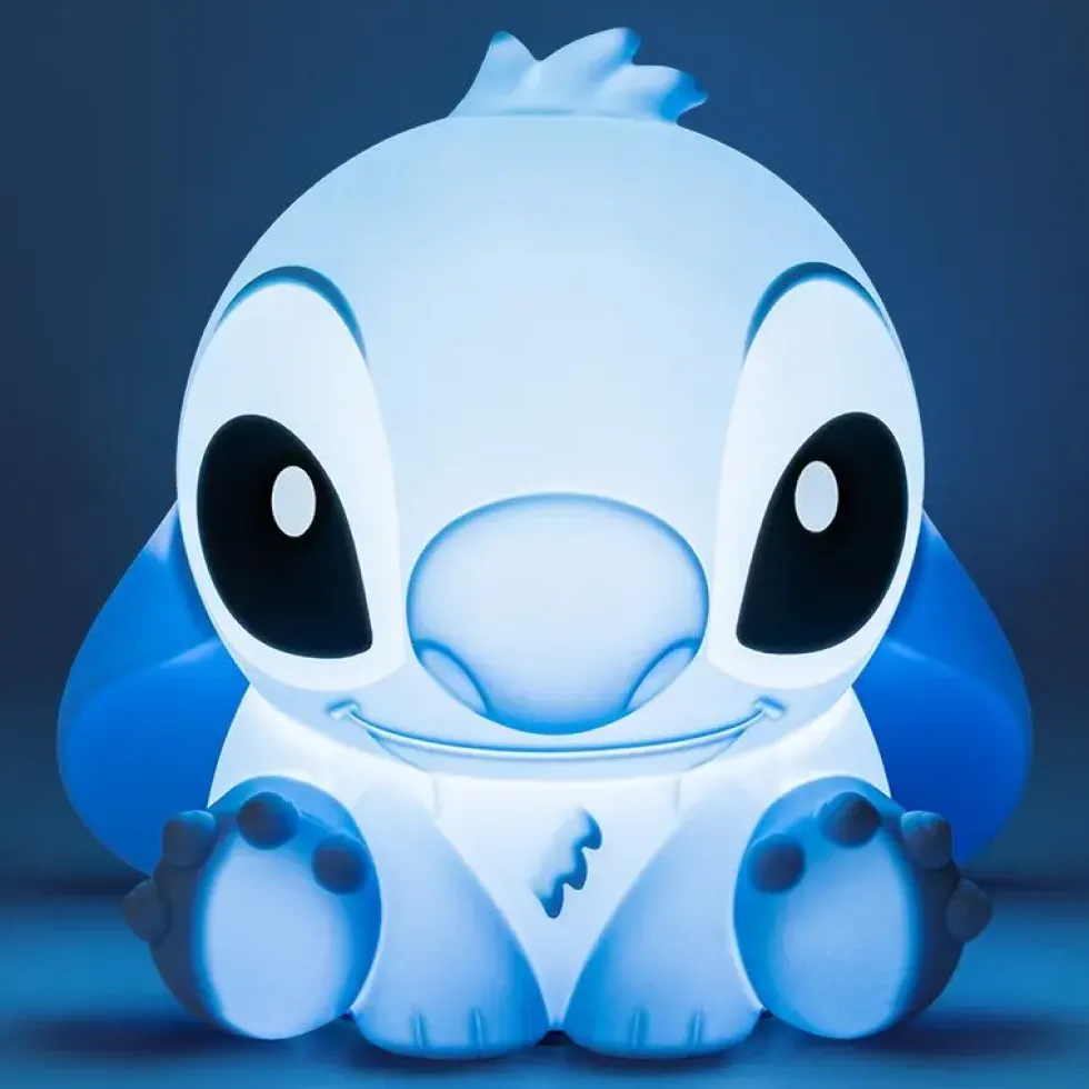 DISNEY STITCH LAMPE SQUICHYGLO EN SILICONE BATTERIE RECHARGEABLE