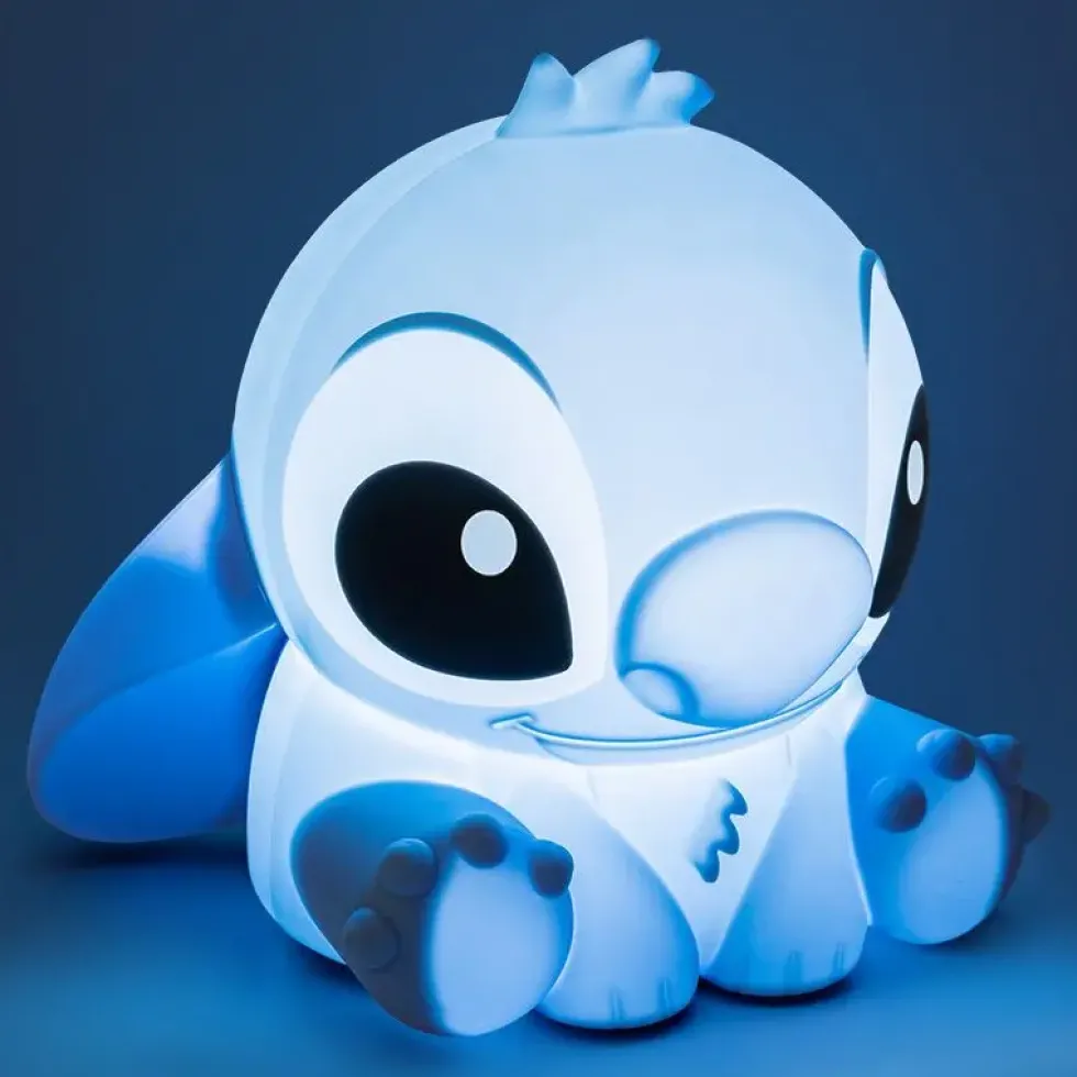 DISNEY STITCH LAMPE SQUICHYGLO EN SILICONE BATTERIE RECHARGEABLE