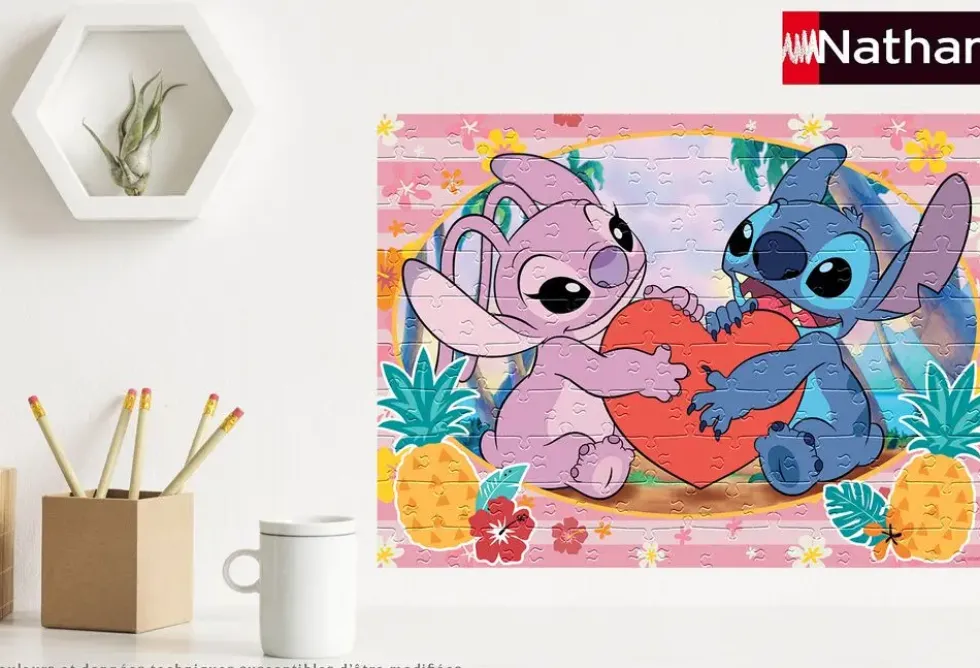 DISNEY STITCH -NATHAN PUZZLE 150 PIECESMOMENT EN AMOUREUX