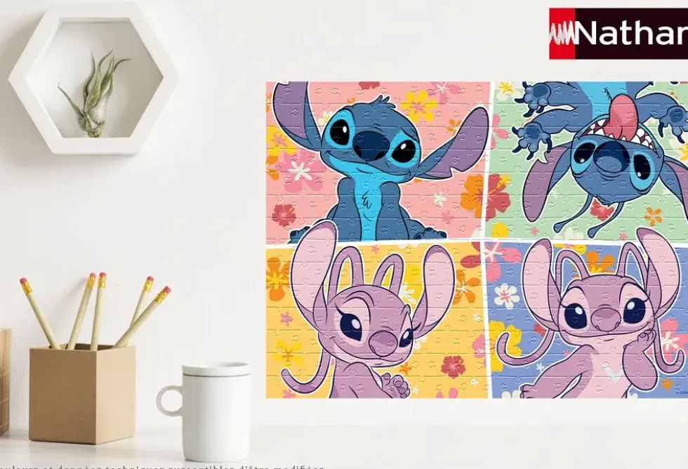 DISNEY STITCH - NATHAN PUZZLE 250 PIECESEN BONNE COMPAGNIE