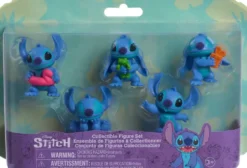 DISNEY STITCH - PACK 5 FIGURINES A COLLECTIONNER