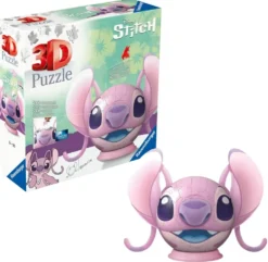 DISNEY STITCH - PUZZLE 3D BALL 72 PIECES -ANGEL