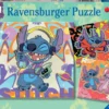 DISNEY STITCH - PUZZLES 3X49 PIECES - JOUER TOUTE LA JOURNEE