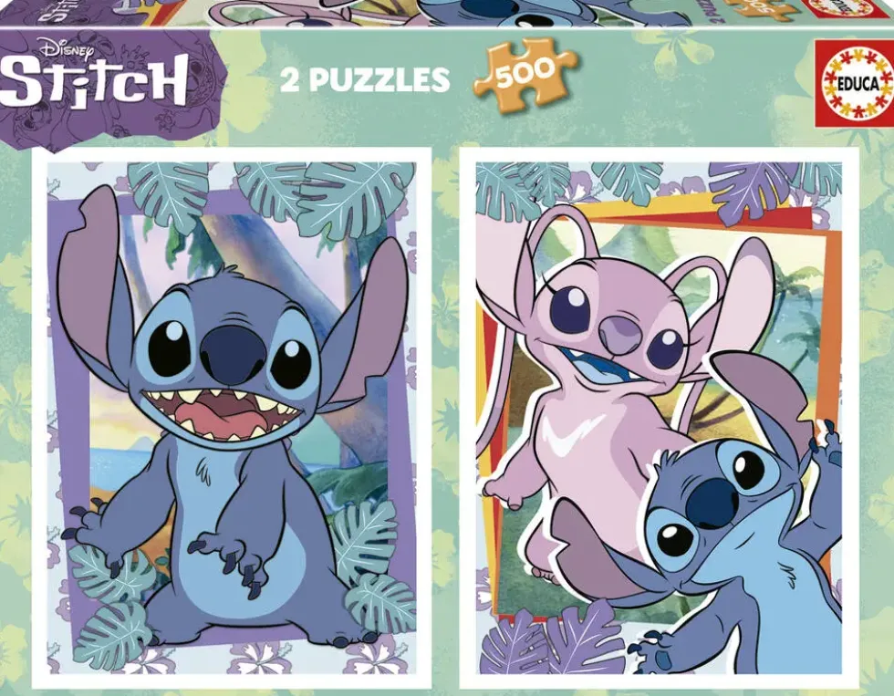 DISNEY - STITCH - PUZZLE - 2X500 PIECES