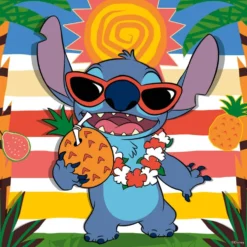 DISNEY STITCH - PUZZ 3X49 PIECESALOHA !