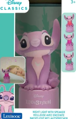 DISNEY STITCH - VEILLEUSE PERSONNAGE ANGEL AVEC ENCEINTE SANS FIL