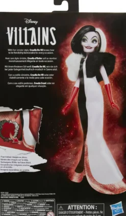 DISNEY VILLAINS POUPÉE MANNEQUIN CRUELLA D'ENFER