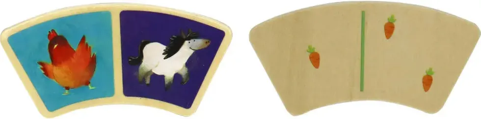DOMINOS DE LA FERME EN BOIS