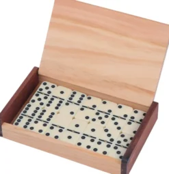 DOMINOS EN BOIS 28 PIECES