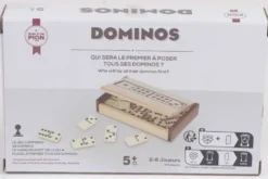 DOMINOS EN BOIS 28 PIECES