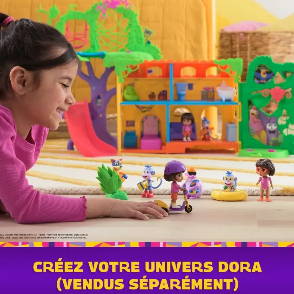 DORA L'EXPLORATRICE - LA MAISON DE LA FORET TROPICALE DORA