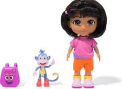 DORA L'EXPLORATRICE - POUPEE DORA 15 CM + FIGURINE BABOUCHE DORA