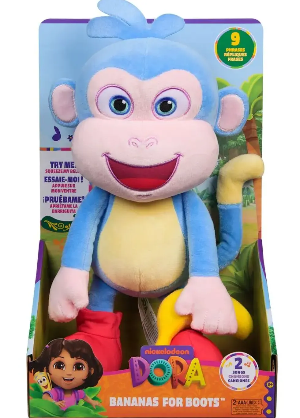 DORA - PELUCHE INTERACTIVE BABOUCHE 35 CM