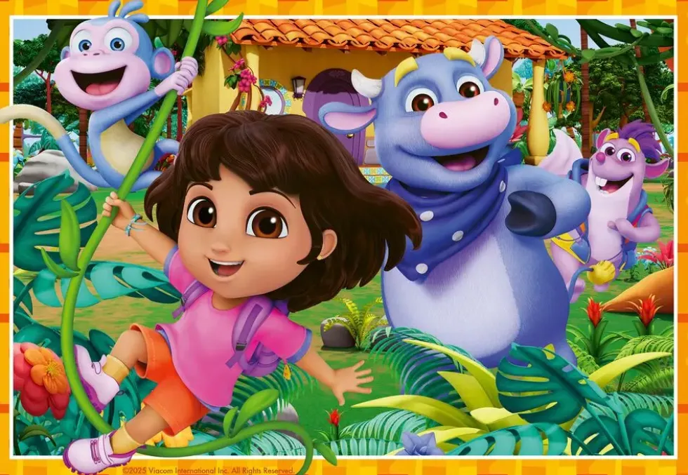 DORA - PUZZ 2X12 PIECESNOUS POUVONS Y ARRIVER !