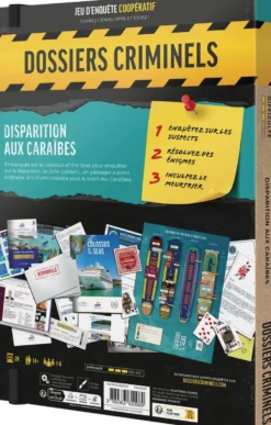 DOSSIERS CRIMINELS - DISPARITION AUX CARAIBES