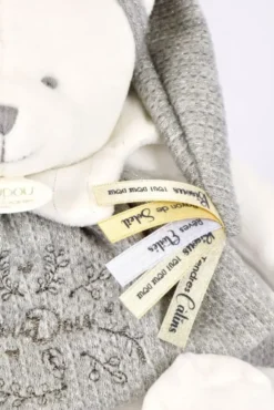 DOUDOU 25 ANS - OURS ARGENT PANTIN D'ACTIVITES