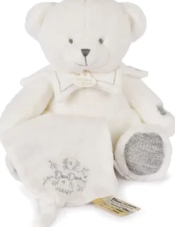 DOUDOU 25 ANS - OURS ARGENT PANTIN AVEC DOUDOU MOU