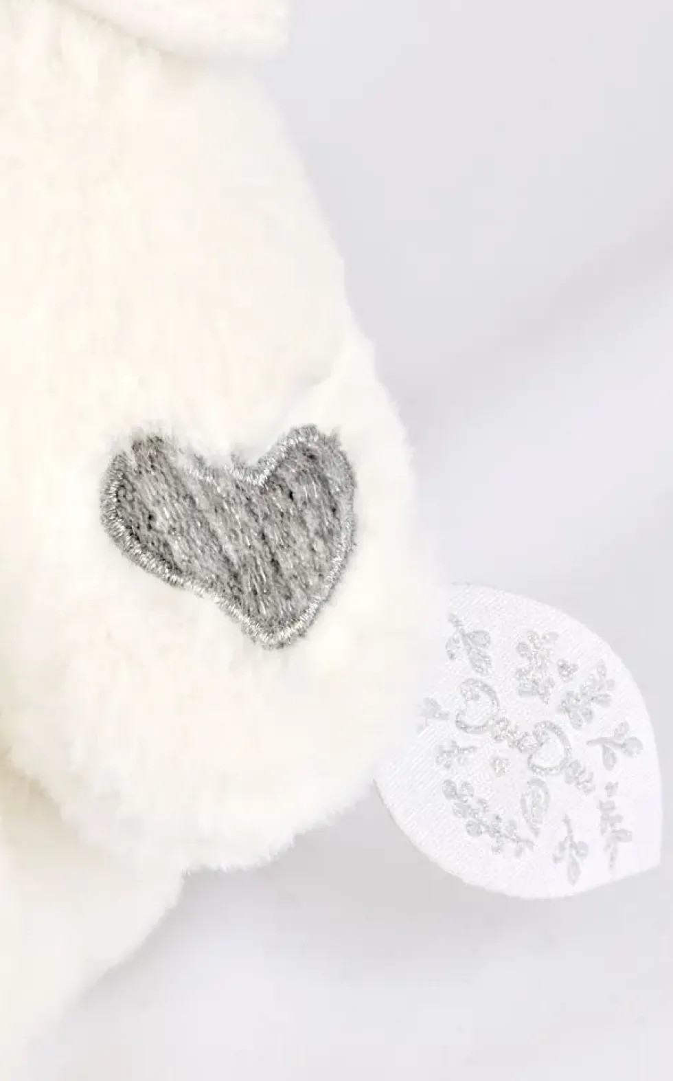 DOUDOU 25 ANS - OURS ARGENT PANTIN AVEC DOUDOU MOU
