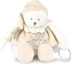 DOUDOU 25 ANS - OURS BLANCPANTIN D'ACTIVITES