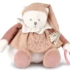 DOUDOU 25 ANS - OURS ROSE PANTIN D'ACTIVITES