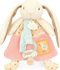 DOUDOU ATTACHE-SUCETTE - LAPIN CIBOULETTE