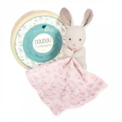 DOUDOU BOTANIC - PANTIN LAPIN TPM AVEC DOUDOU ROSE