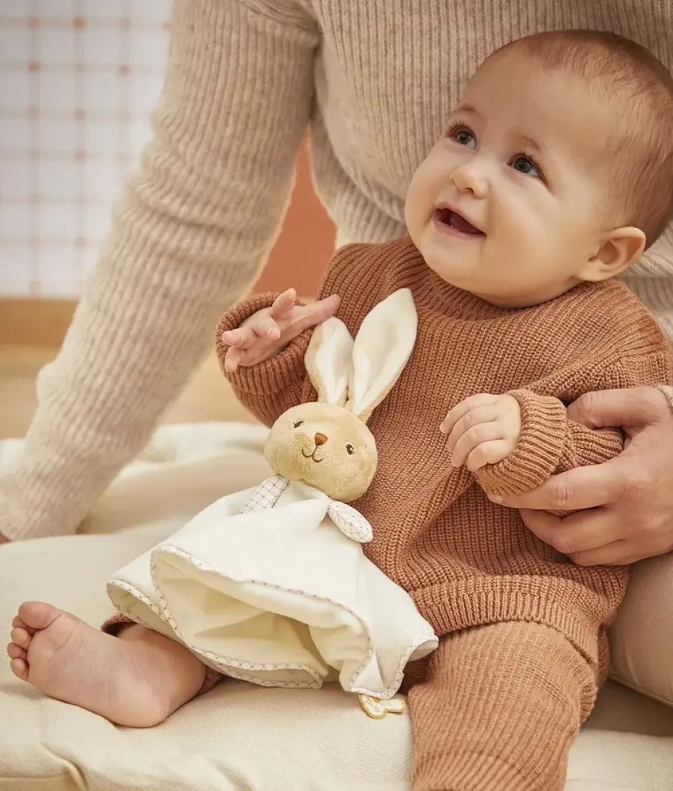 DOUDOU LAPIN ROND CREME