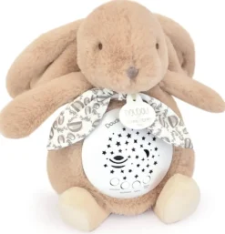 DOUDOU LAPIN - VEILLEUSE MUSICALE PROJECTION D'ETOILE