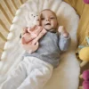 DOUDOU OURS FEUILLES D'AMOUR 17CM