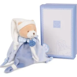 DOUDOU OURS PETIT CHOU - ATTACHE SUCETTE VELCRO