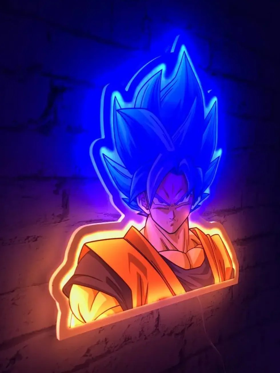 DRAGON BALL SUPER - GOKU STYLE NEON LAMPE MURALE LED