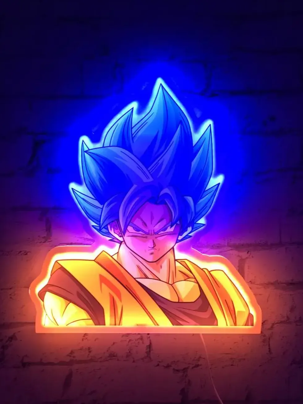 DRAGON BALL SUPER - GOKU STYLE NEON LAMPE MURALE LED