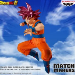DRAGON BALL SUPER MATCH MAKERS FIGURINE SUPER SAIYAN GOD SON GOKU (VS BEERUS)
