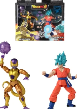 DRAGON BALL ZFIGURINE DRAGON STARS 17 CM - BATTLE PACK - GOLDEN FRIEZA VS SSB GOKU