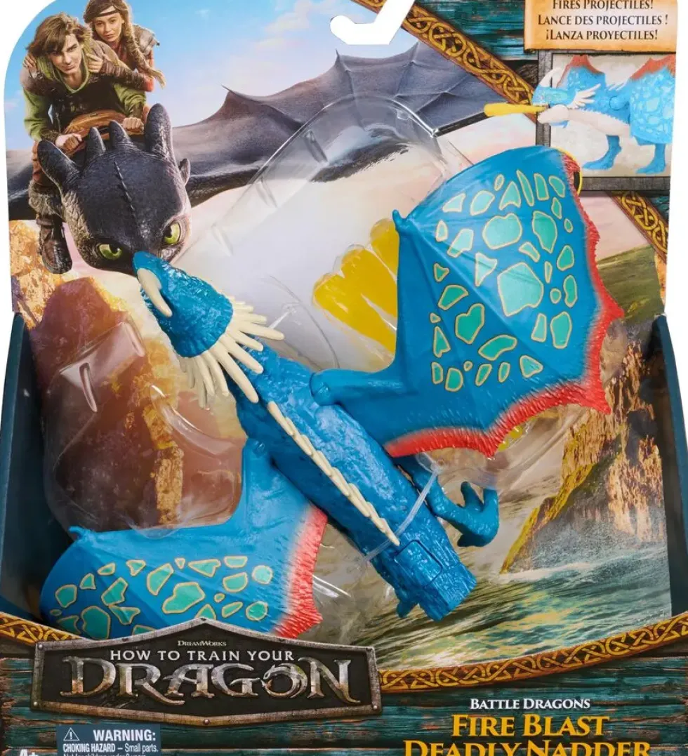 DRAGONS - FIGURINE DRAGON A FONCTIONS 25 CM TEMPETE - FILM