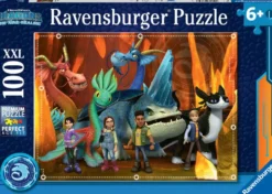 DRAGONS - LES NEUF - PUZZLE 100 PIECES XXL -DRESSEURS DE DRAGON