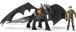 DRAGONS - PACK DRAGON ET VIKING 25 CM KROKMOU - FILM