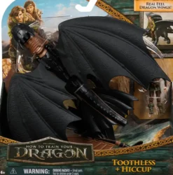DRAGONS - PACK DRAGON ET VIKING 25 CM KROKMOU - FILM