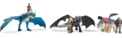 DRAGONS - PACK FIGURINES DRAGON ET VIKING 25 CM- FILM