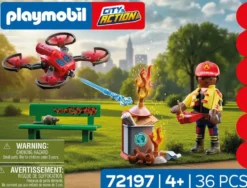 DRONE DE POMPIERS AVEC FLECHES D'EAU 72197